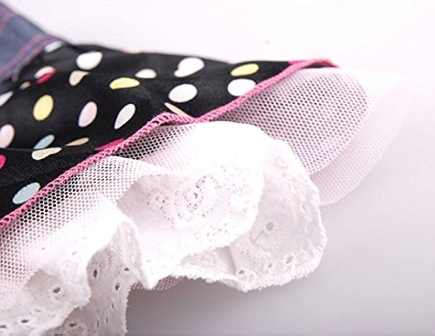 SMALLLEE_Lucky_Store Pet Small Dog Cat Clothes Fleece Denm Coat Jacket