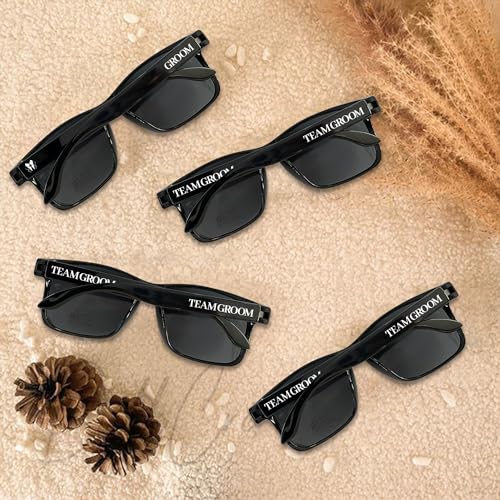 Image of Groomsmen Sunglasses for Men - Wedding Sunglasses for Groomsman Proposal Gifts, Bachelor Party Favors