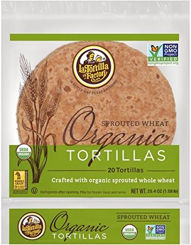 Sprouted Organic Wheat Tortillas 2-Pack (40 Tortillas)