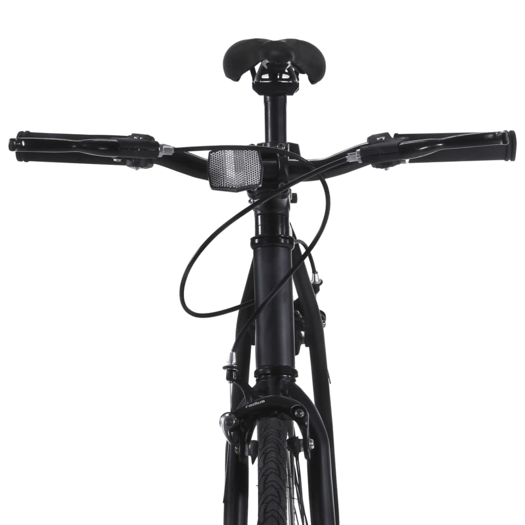 Homgoday Bicicletta a scatto fisso nero e verde 700c 51 cm Home