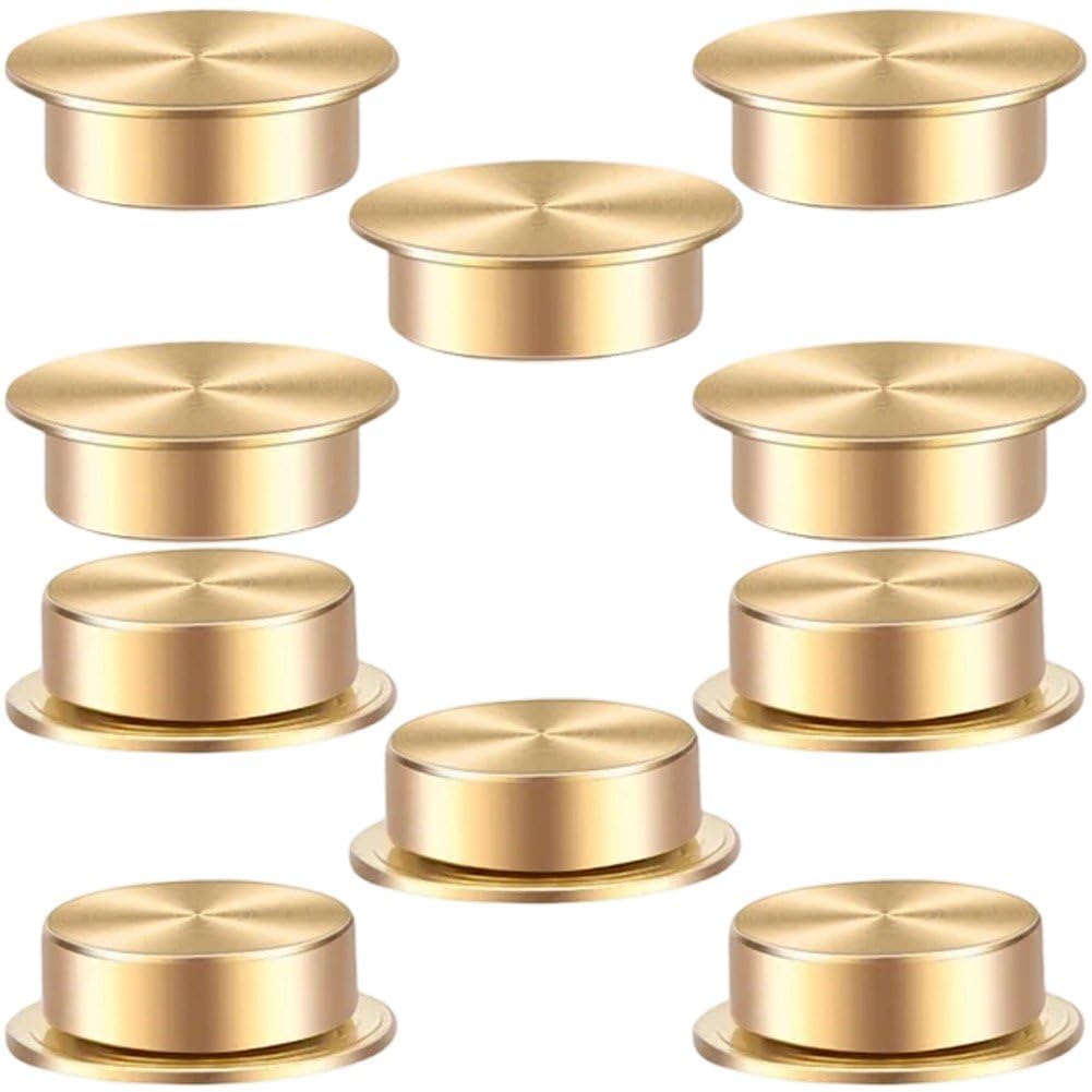 Fituenly 10pcs Mini Metal 360 Rotating Bearings, Spin Mechanism Spinner for DIY Crafts Paper Scrapbooking, Jewelry Making Nail Decoration Tools