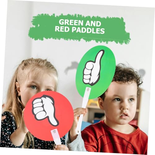 Palettes de vote réutilisables en plastique rigide bicolore