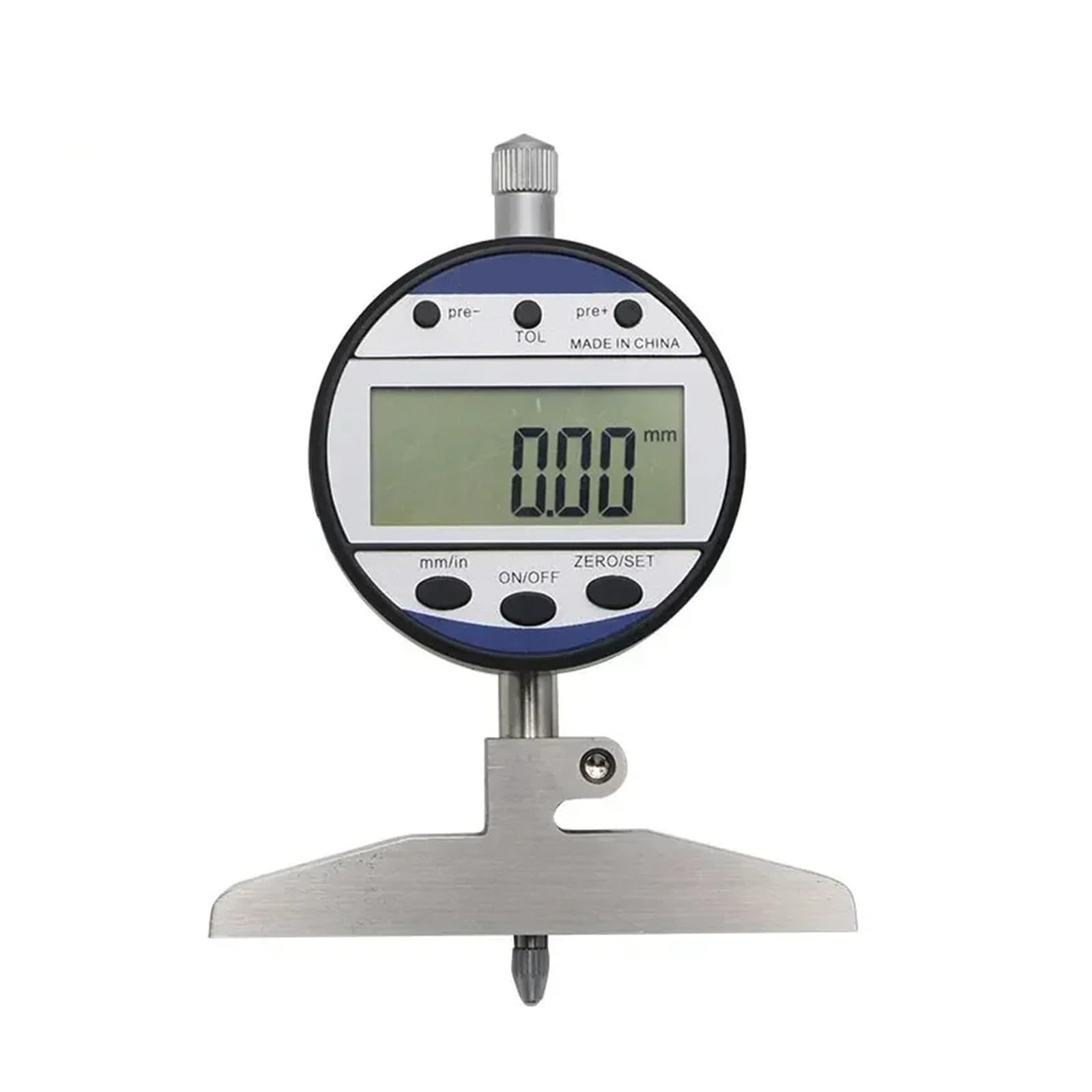 Medidor de profundidad con indicador digital, calibre de profundidad de 0 a 100 mm, herramienta de medición con indicador digital Mide cualquier cosa