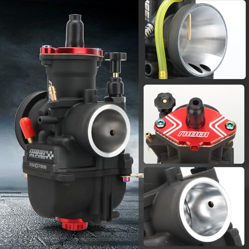 Image of NIBBI PWK 30mm Carburetor with Three Main Jets and One Pilot Jet of Performance Racing Carburetor for Replace Keihin or mikuni Carburetors