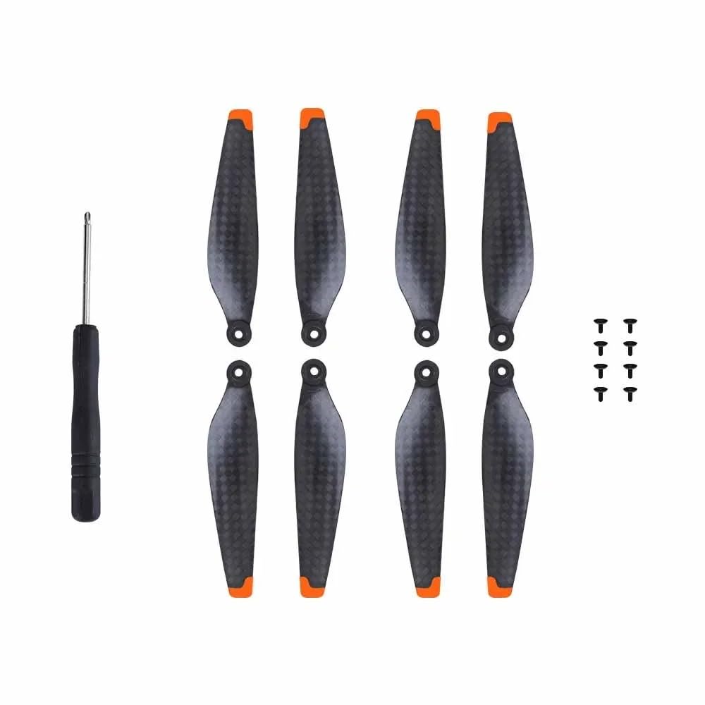 Lot de 8 hélices en Fibre Carbone 6030F avec Tournevis pour Drone DJI Mini 3/3 Pro/Mini 4 Pro(for Mini 3)