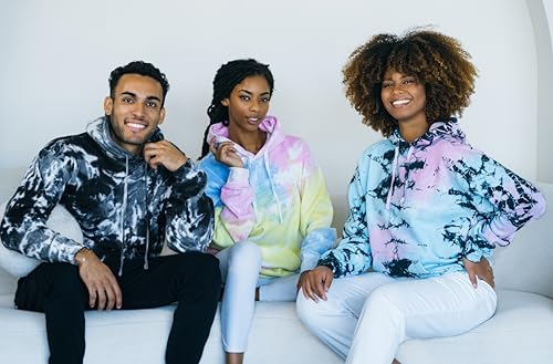 Image of Colortone Tie Dye Pullover Hoodies for Women and Men - Classic Fit Sweatshirts
