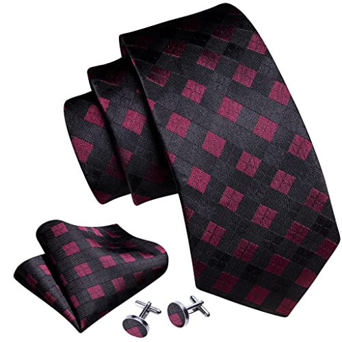 Conjunto de Corbata, Pañuelo y Gemelos para Hombre