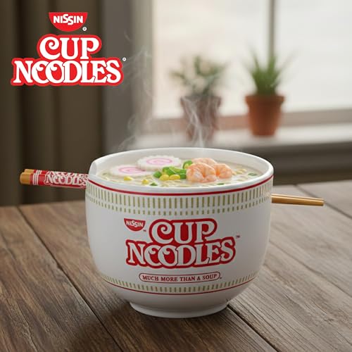 Bol à riz Nissin rigide en céramique durable compatible micro-ondes - 8