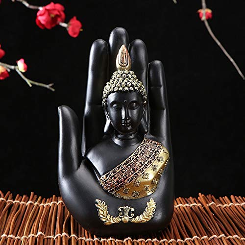 statuetka Buddy, Tajlandia zielona żywica budda Feng Shui medytacja figurka wystrój