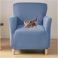 Vista 2 de XMAYODS Funda para silla de club, funda para silla de bañera, fundas suaves y redondas para silla de sofá, fundas de sofá con parte inferior #31
