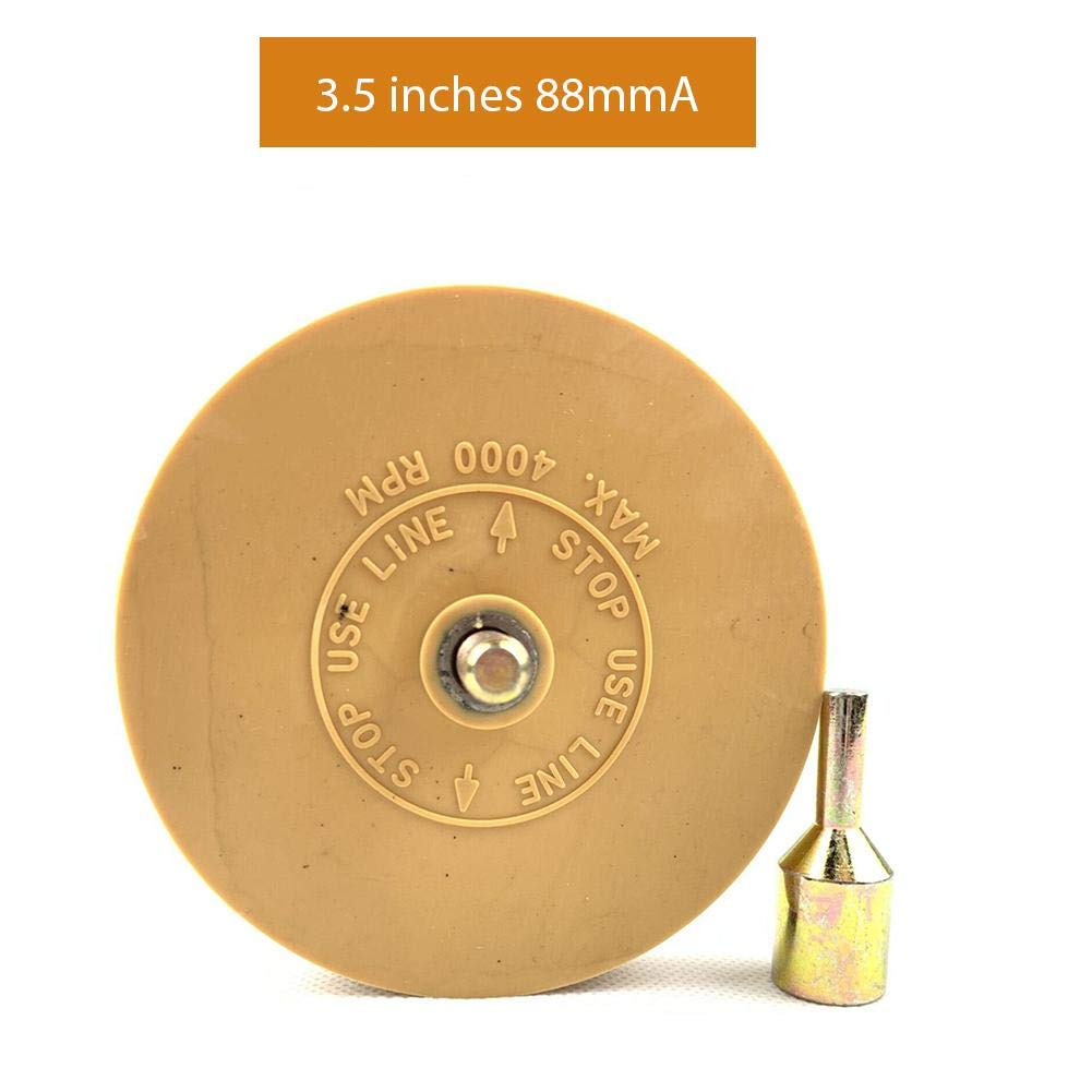 Buy Jerome10DanAuto Rubber Eraser Wheel with Drill Adapter Kit Car