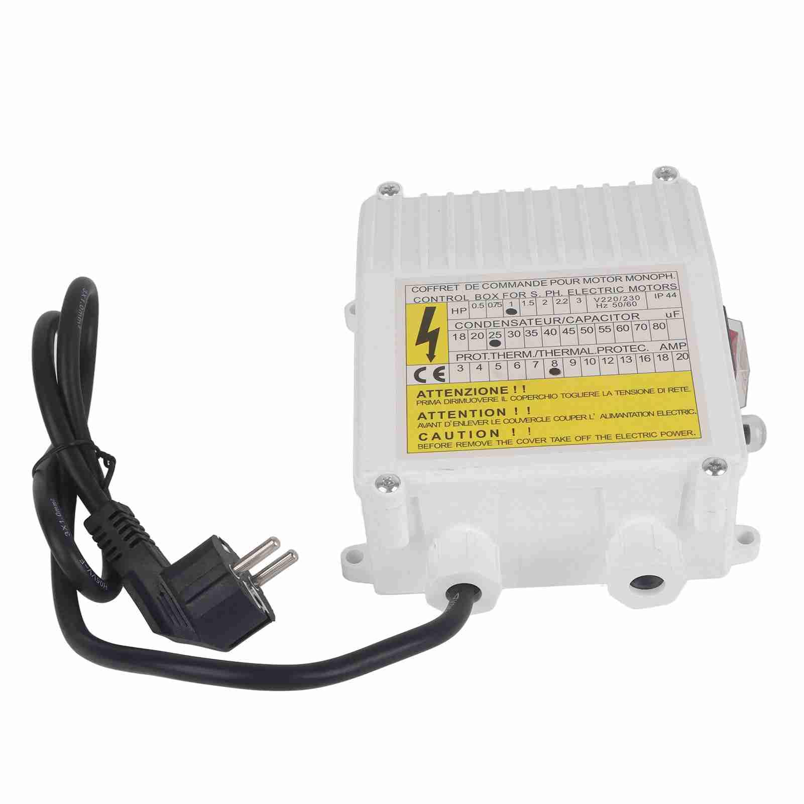 Scatola Controllo Pompa Pozzo Profondo Sommergibile 750W, 220V