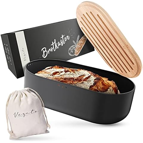 Vezato Boîte à pain en bambou Cover