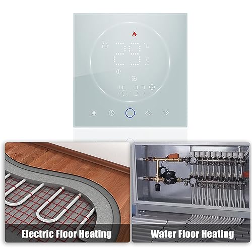 Thermostat Intelligent mural avec affichage LED programmable 3A - 5