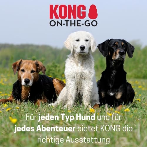 KONG Sportschuhe für sehr große Hunde 4 Stück in Größe XL I Hochwertiger Pfotenschutz mit Polsterung I Bequeme Schuhe für Hunde I Einfache & sichere Nutzung I Robustes & waschbares Material