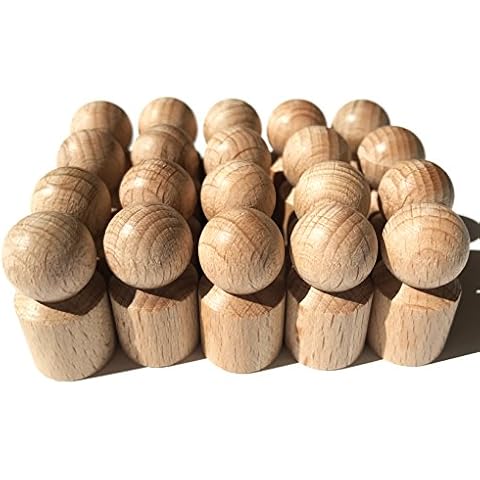 Spieltz 52412: 20 DIY Spielfiguren / Halmakegel aus Holz Cover