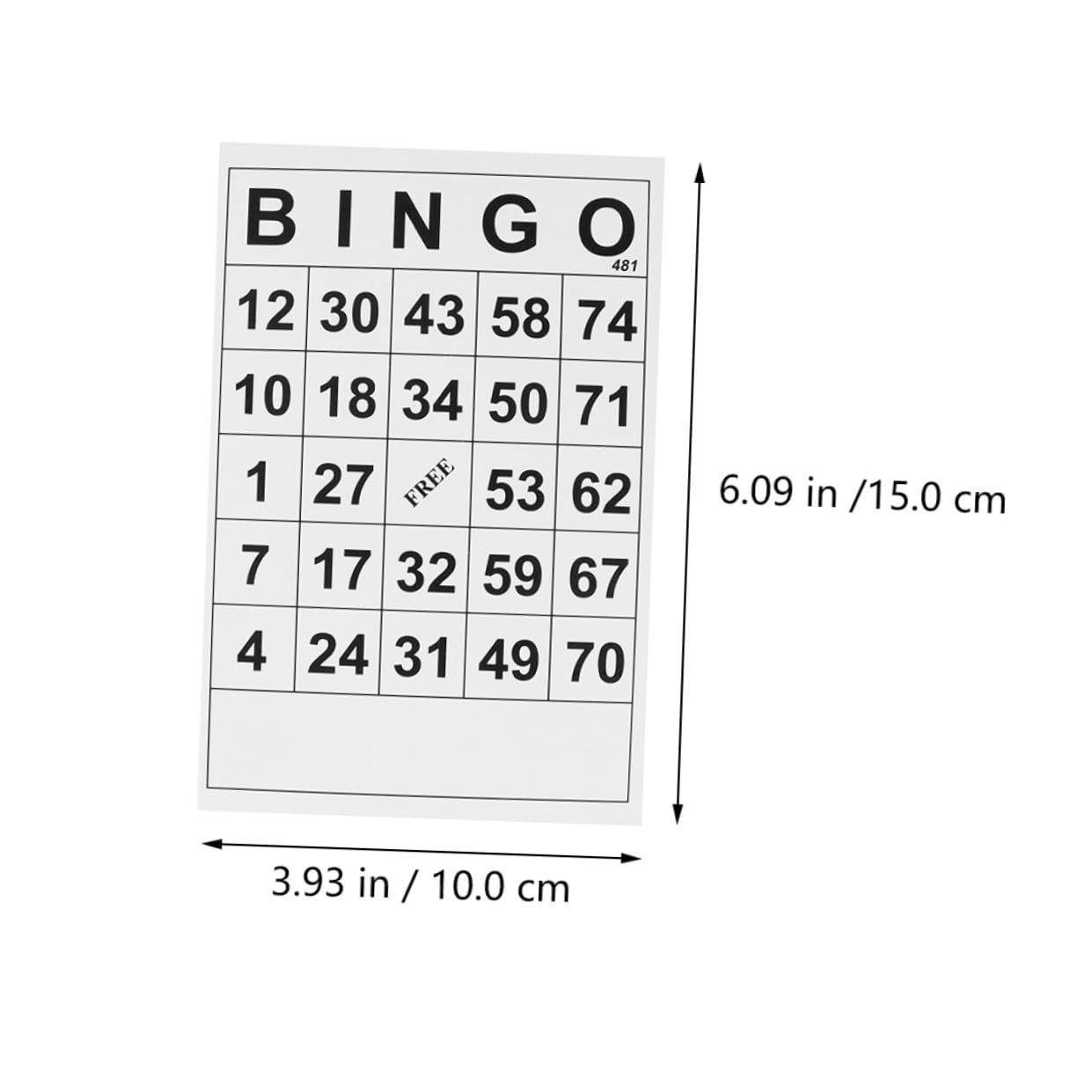 Tarjetas de Bingo para Juegos de Mesa 120 Piezas de Papel | Cartones para Bingo, Partidas y Fiestas, Formato Infantil, Pensado para Uso Social y Apoyo Cognitivo