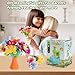 REFTTENW Flower Craft Kits Toys Valentines Day Gifts for Kids - Arts and Crafts Activity Toys Set for Girls Ages 4-10, Birthday Gifts for 4 5 6 7 8 9 Year Old Girls, DIY Flower Making Kit for Kids
