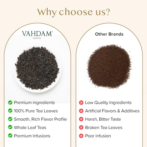 Image of VAHDAM Earl Grey Tea Loose Leaf (12oz|170+ Cups) Black Tea with Bergamot