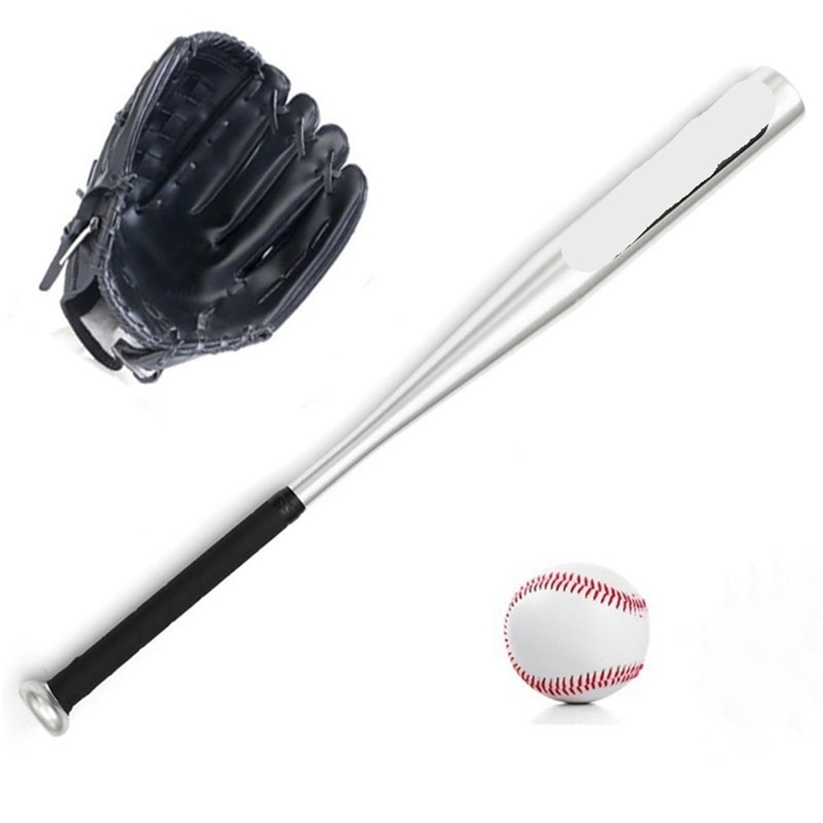 Guante de Béisbol Guantes de béisbol Traje Bate Aluminio Ligero 25 Pulgadas for Exteriores con Bolsa Transporte