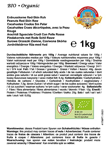 Biologische Fairtrade Pinda's met Rode Schil - 1kg - Ongebrand en Ongezouten - Raw Food - Uit Oezbekistan - Afbeelding 7