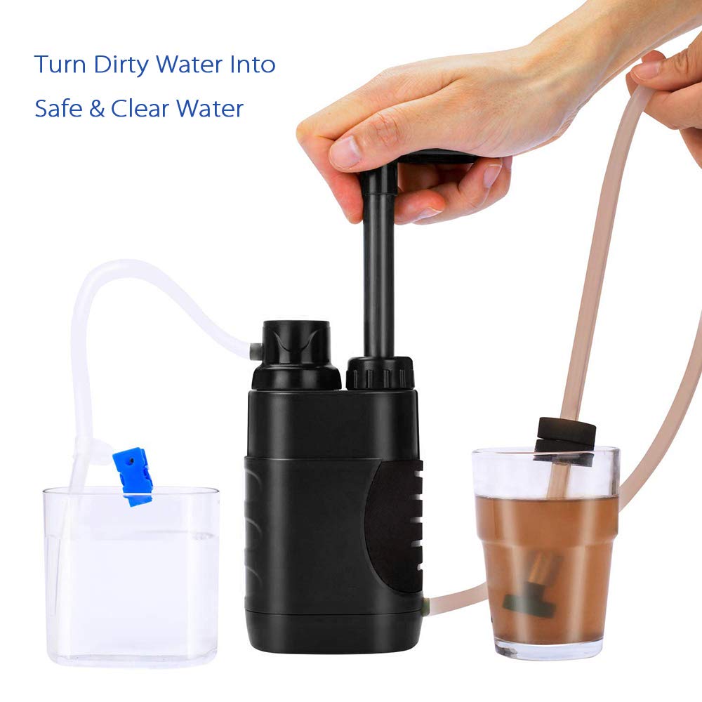 Lixada Filtres Noyau Purificateur, Personnelle Filtre d’Eau de l'eau de Rechange de Filtre de Paille d'eau pour la Randonnée Le Voyage Les Sports en Plein Air en Situation d’Urgence