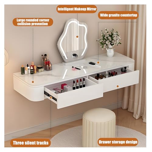Coffrets de maquillage sur Coiffeuse Murale Moderne 120CM cadeau idéal