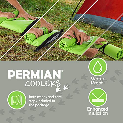 Permian Coolers Portable Cooler Bag With Roll Top, Insulated, 15L - Foldable, Waterproof Dry Bag For Boating & Fishing, Cooler Backpack For Camping & Hiking, Leakproof, Floating Cooler For Kayaking #TOP5