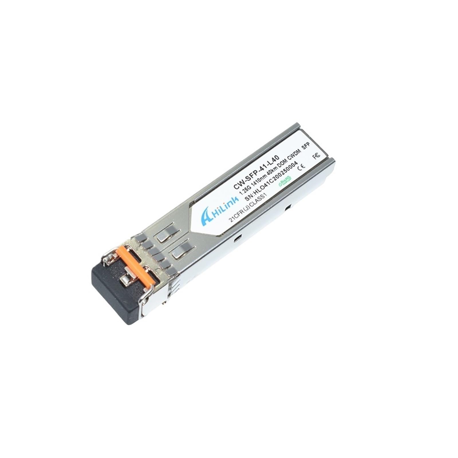 Double émetteur-récepteur SFP CWDM LC 1,25G 1410 nm 40 km avec Fonction DOM
