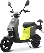 EOX OKO Low Speed Electric Scooter with Non RTO 50-60Km Mileage, Neon Grey Portable 48V Lithium Battery & Charger (Neon Grey)