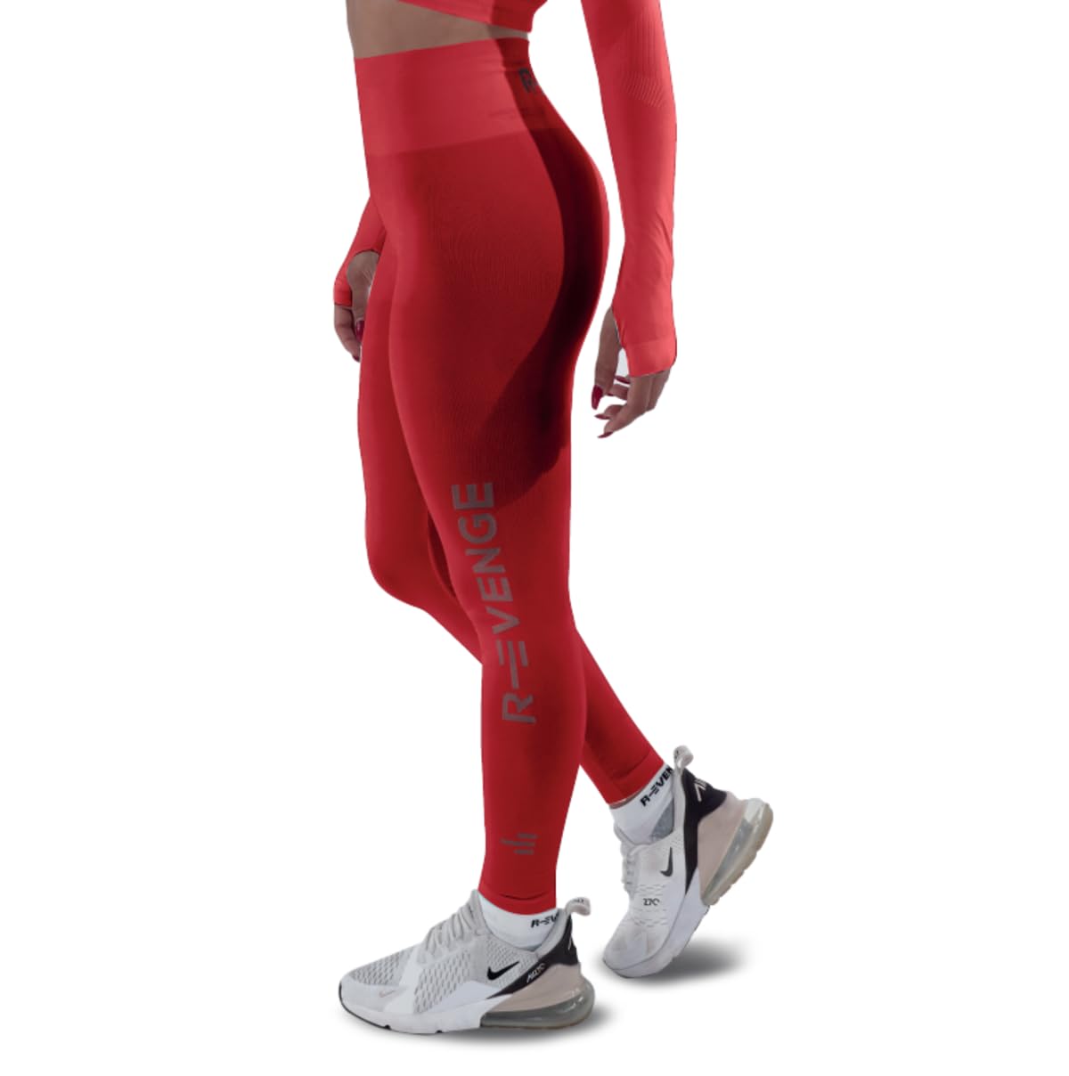 R-EVENGE Legginsy damskie Q-Skin, techniczne legginsy z lokowaniem pośladków dla efektu push-up i idealnej sylwetki.