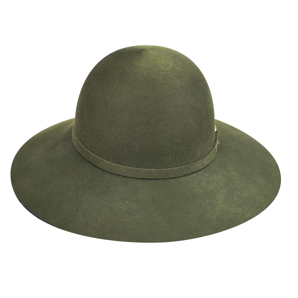 Betmar Hannah LiteFelt Wide Brim Floppy Olive, M/L
