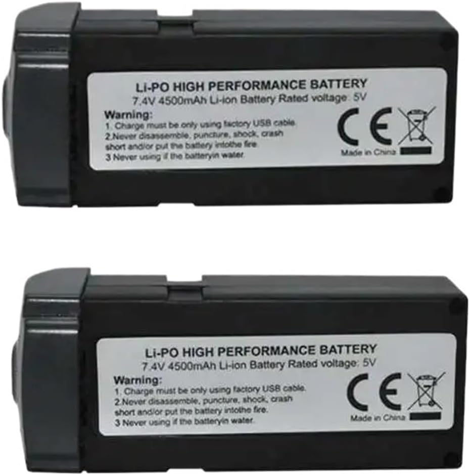 7.4v 4500mah Battery,Compatible with L600 Pro Max Drone Batteries Spare Parts(1 Battery)