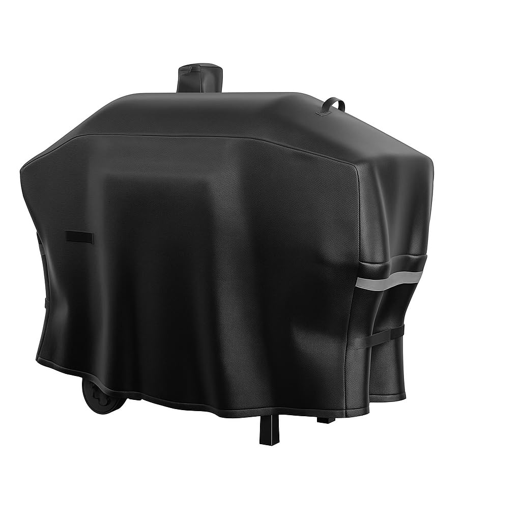 Grisun Upgraded Grill Cover for Camp Chef SmokePro, DLX, Woodwind 24" Pellet Grills, Full Length Pellet Grill Cover, 600D Waterproof UV-Resistant Fabric, All Weather Protection