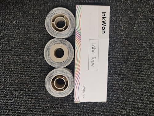 InkWon D110/D11S 熱転写プリンター用 耐水・耐油サーマルラベル紙,とうめい15*30mm