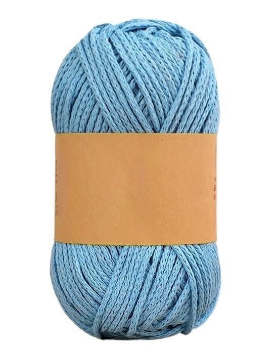 Fil coton mélangé creux 2 mm pour crochet, lot de 5 rouleaux créatifs