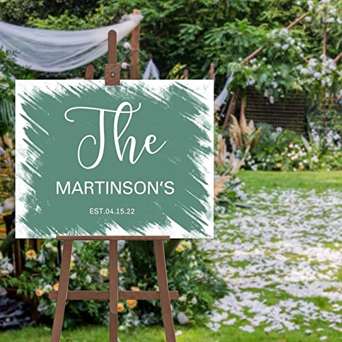 Panneau de mariage minimaliste à personnaliser pour accueil des invités
