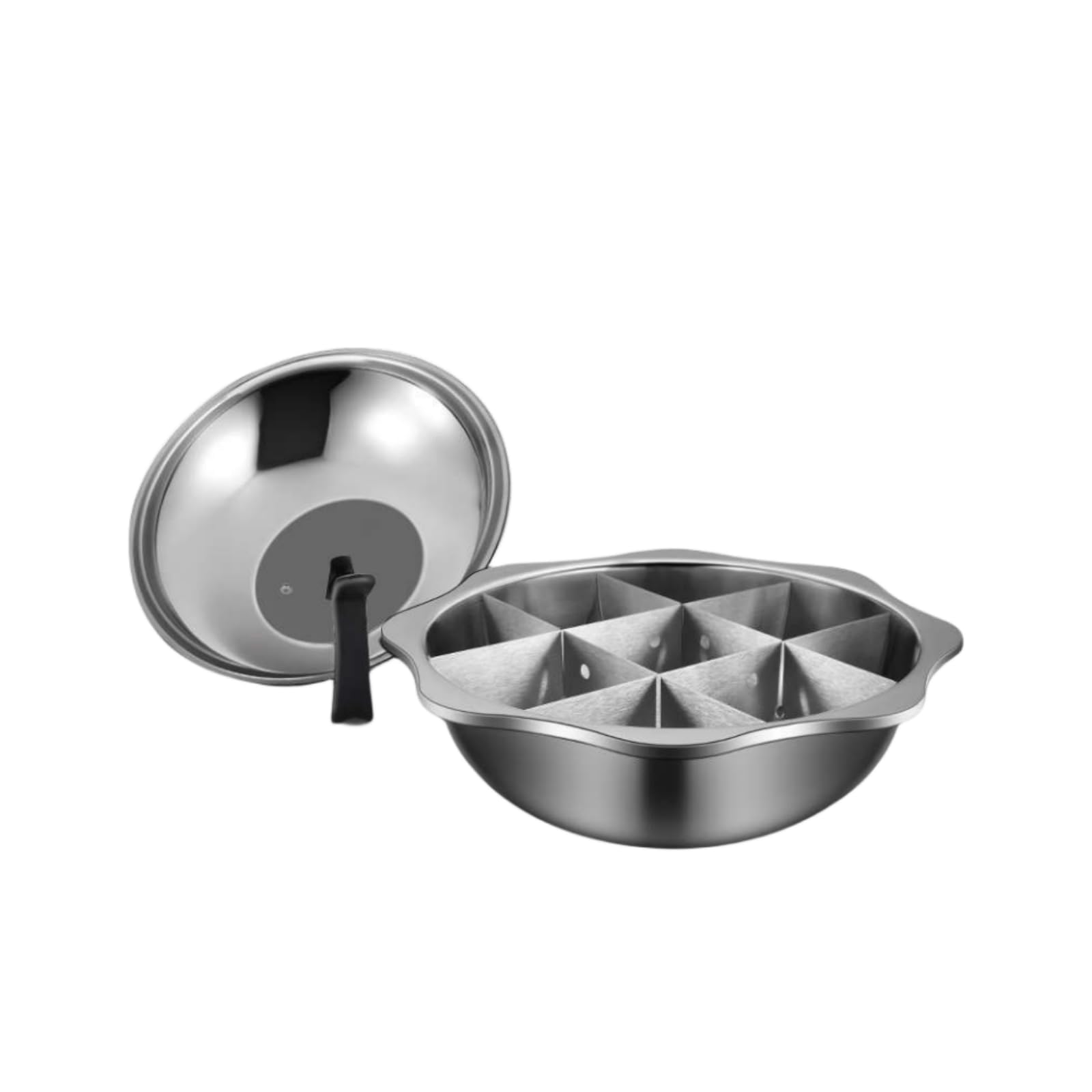 Amazon｜家庭用おでん鍋 36cm おでん分割鍋 調理用ステンレス卓上鍋 IH