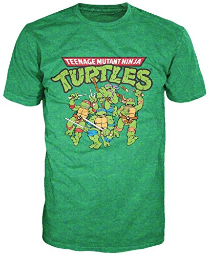 Teenage Mutant Ninja Turtles TMNT Men's Green T-Shirt Tee Shirt-Large