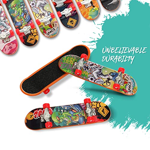 Magicat Finger Skateboards Space Edition For Kids, Teens - 6 Cool Finger Boards - Fingerboard Pack For Party - Toy, Games For Boys And Girls - Skateboard Party Favors, Fingerboards Give Away #TOP5