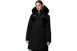 Moose Knuckles Women's Stirling Parka: Shearling-Lined Warmth for Winter Warriors