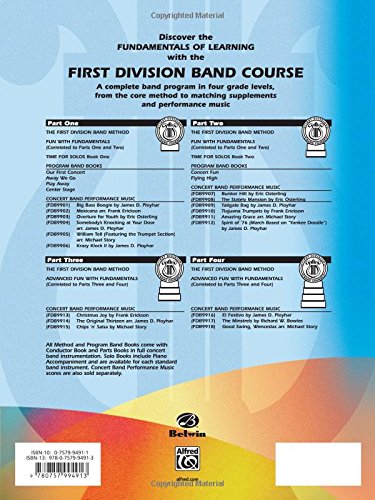 First Division Band Method, Part 2: B-flat Cornet (Trumpet) (First Division Band Course, Part 2) - Thumbnail 2