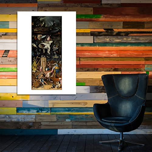 Affiche Hieronymus Bosch Hell habiller un mur vide - 6