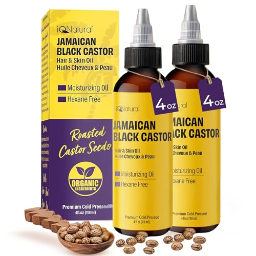IQ Natural Jamaican Black Castor Oil 2-Pack