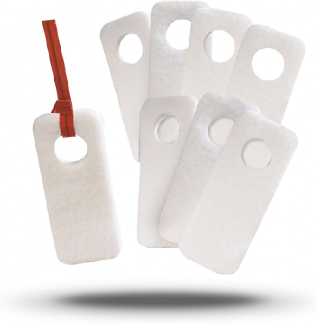 Scent Wicks - 4 or 8 Pack Felt Scent Absorbing Reusable Buck Attractant Application Pads for Hunting (Scent Not Included)