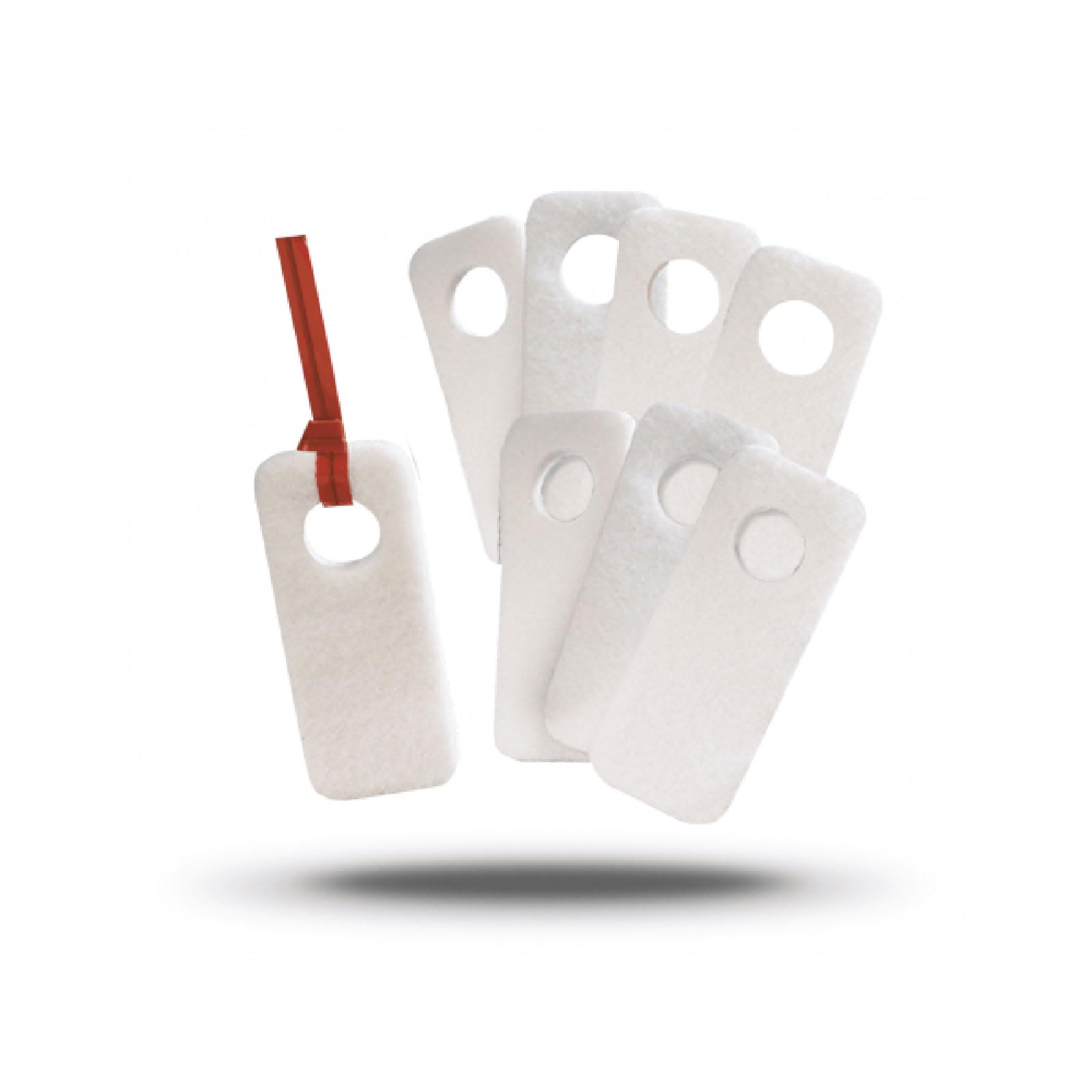 Scent Wicks - 4 or 8 Pack Felt Scent Absorbing Reusable Buck Attractant Application Pads for Hunting (Scent Not Included)