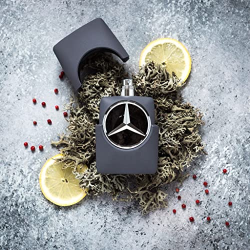 Mercedes-Benz Man Grey - Elegant Edp Fragrance With Sensual Amber Woody Notes - Mesmerize The Senses With Original Luxury Men’s Eau De Toilette Spray - Endless Day And Night Scent Payoff - 1.7 Oz #TOP5