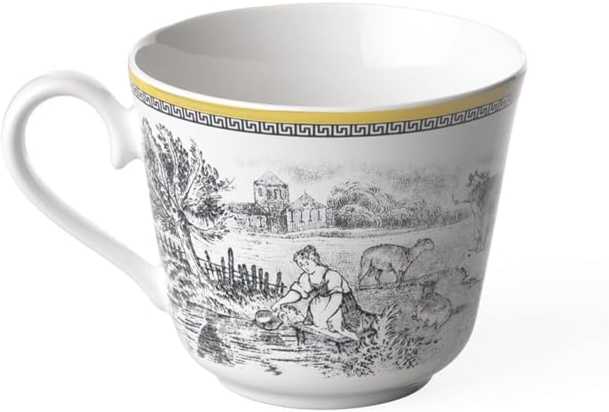 Villeroy & Boch Audun Ferme Breakfast Cup, Premium Porcelain, Made in Germany, 12 oz capacity
