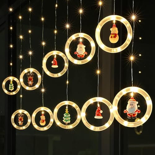 Consejos y comparativas para Comprar Luces de cortina para ventanas navideñas los mejores 10. 23 Imagen adicional