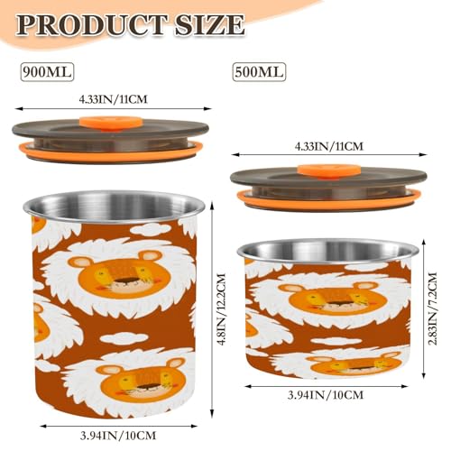 Envase hermético para café acero inoxidable Blueangle 900ml miniatura 2